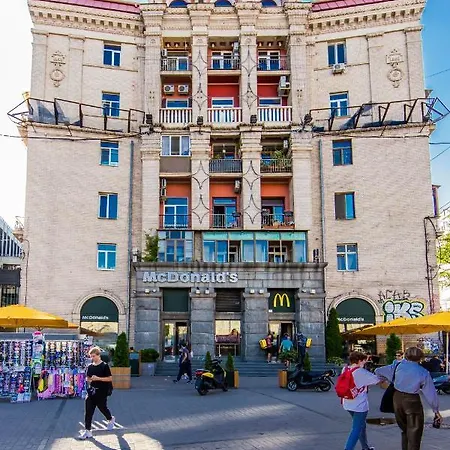 Однокімнатні Апартаменти На Майдані, Дистанційне Заселення 24Х7 Kyiv Exterior photo