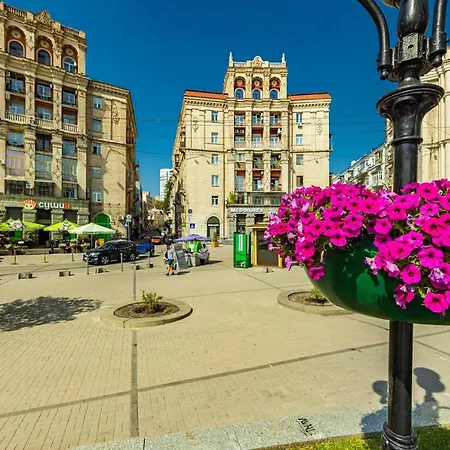 Однокімнатні Апартаменти На Майдані, Дистанційне Заселення 24Х7 Kyiv Exterior photo
